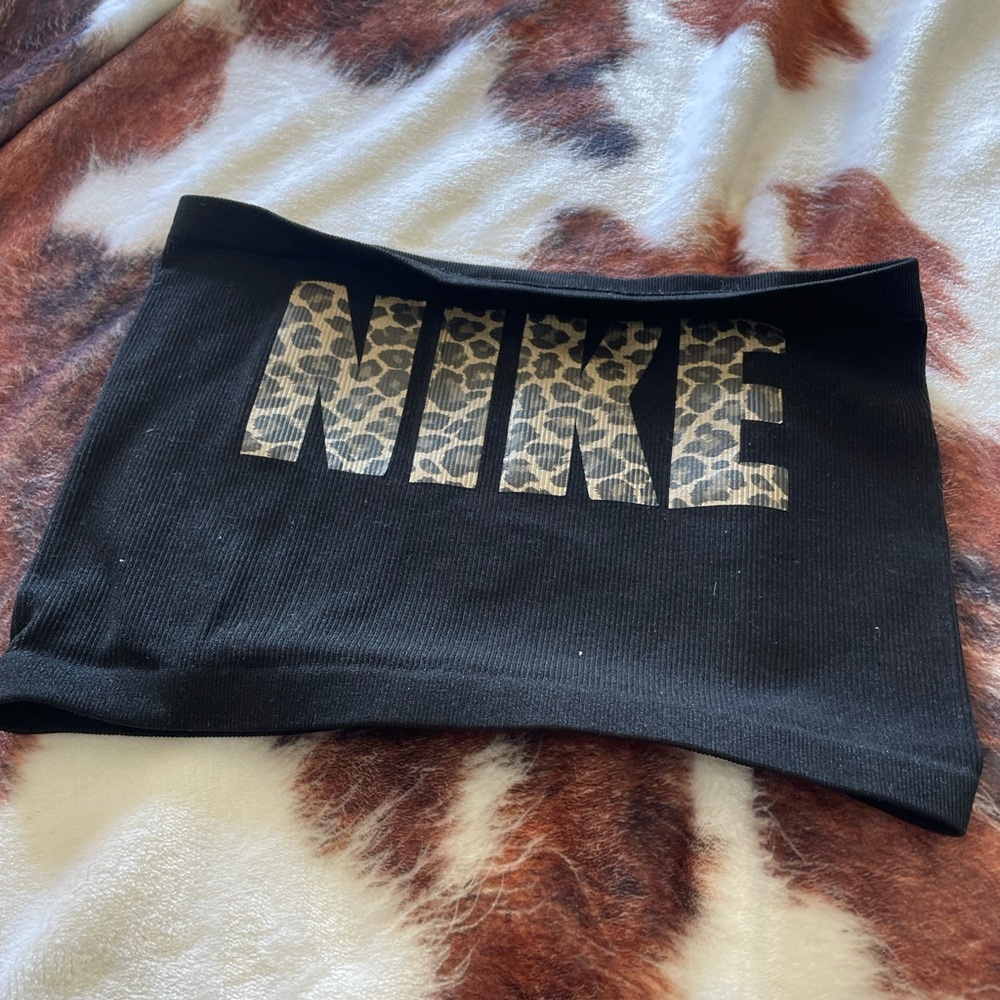 Nike strapless fitted top